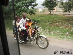 Family on a motorbike